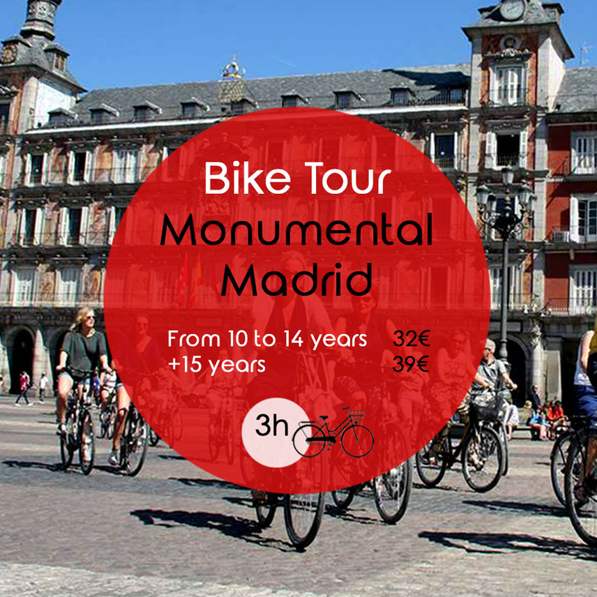 Bike tour monumental madrid city bike